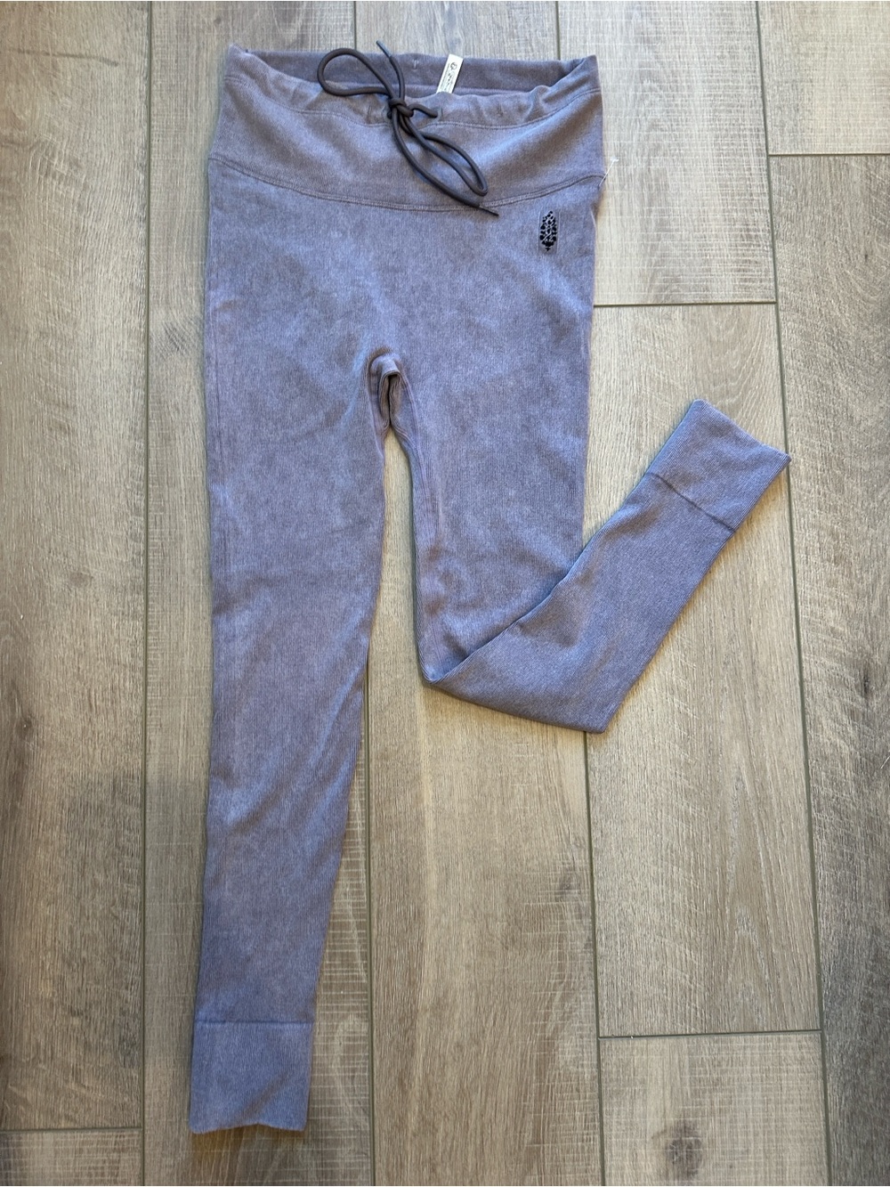 FP Movement by Free People Kids Ribbed Lavender Leggings